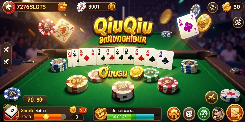 Gameplay seru dari 7276SLOTS saat bermain QiuQiu.