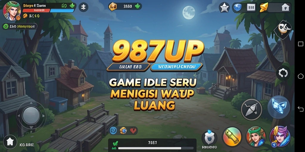Screenshot gameplay 987UP yang menampilkan proses pengembangan karakter.