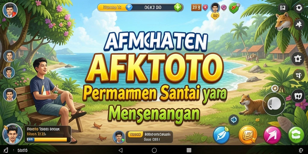Screenshot gameplay AFKTOTO menunjukkan keseruan bermain sambil bersantai.