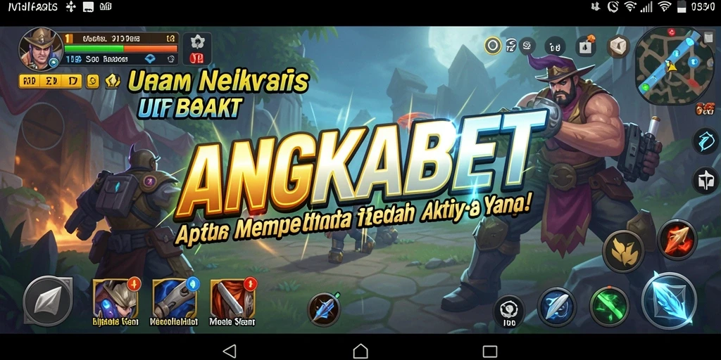 Tampilan utama ANGKABET dengan fitur-fitur utilitas yang mudah diakses.