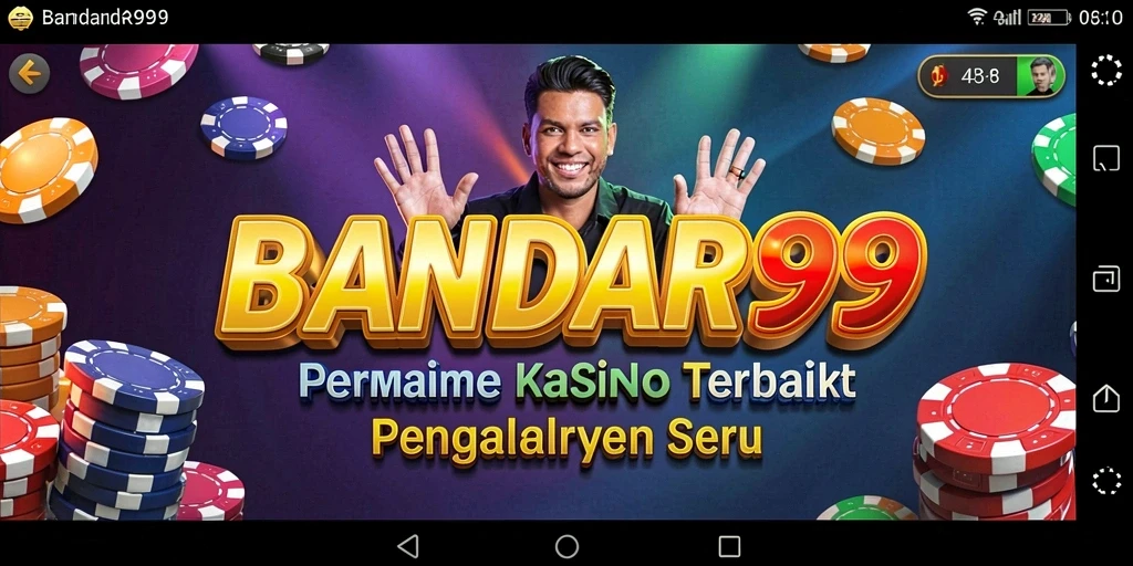 Tampilan permainan Kasino yang menegangkan di BANDAR99.