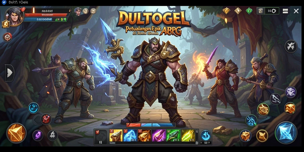 Tampilan gameplay DULTOGEL dengan aksi pertarungan yang seru.