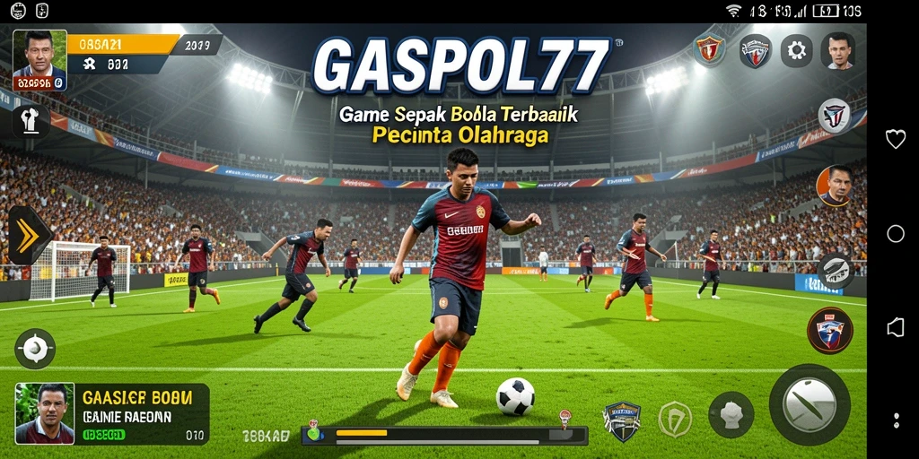Tampilan gameplay GASPOL77 yang mendebarkan di lapangan hijau.