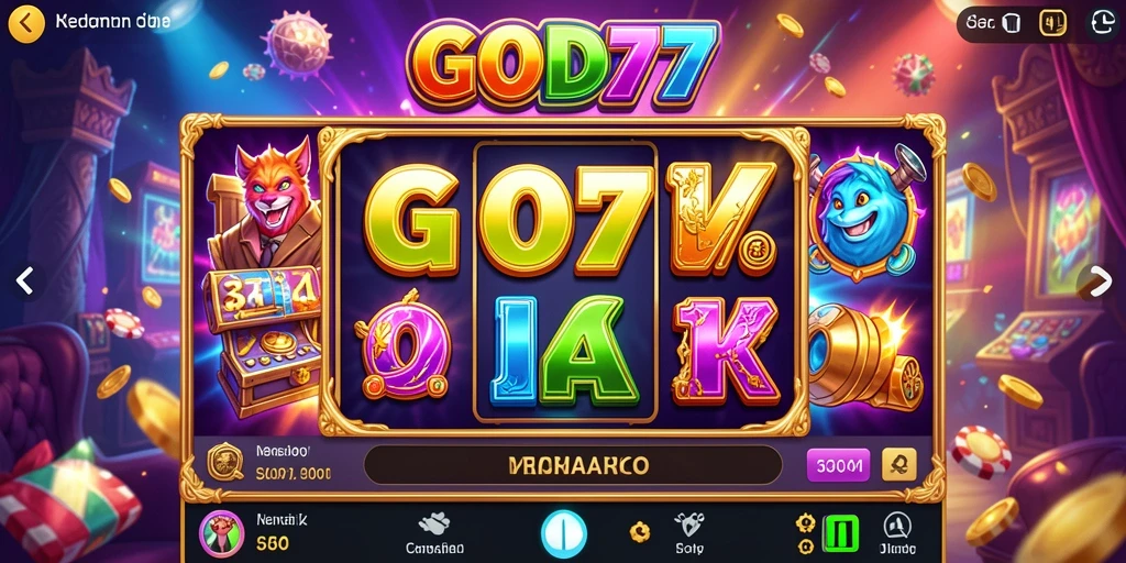 Tampilan gameplay GOD77 yang seru dan menarik perhatian.