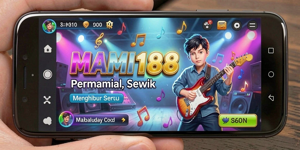 Tampilan game MAMI188 dengan gameplay musik yang seru.