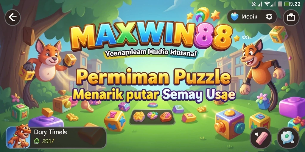 Tangkapan layar gameplay seru MAXWIN88 dengan teka-teki yang menantang.