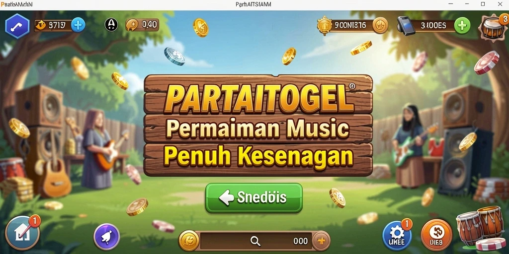 Tampilan gameplay menarik dengan berbagai permainan musik.