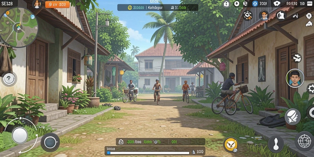 Tampilan gameplay mendebarkan dari dunia SE328 yang dinamis dan interaktif.