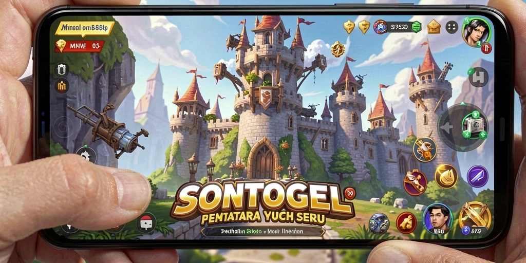 Screenshot menampilkan pertarungan seru dalam permainan Tower Defense.