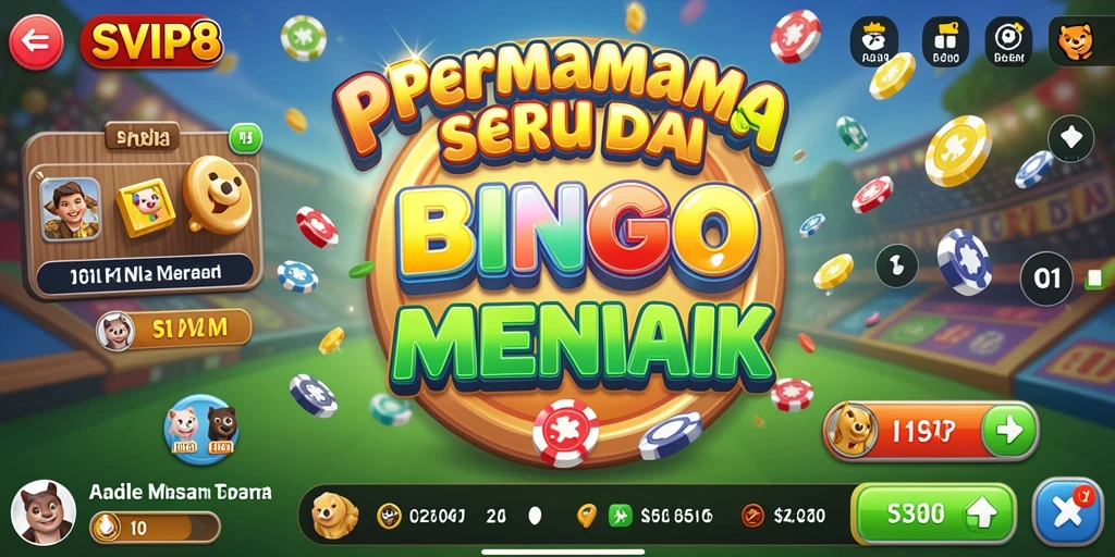 Tampilan gameplay SVIP8 yang seru dan penuh warna.